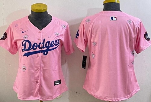 Women's Los Angeles Dodgers Blank 2025 Tokyo Series Limited Jersey