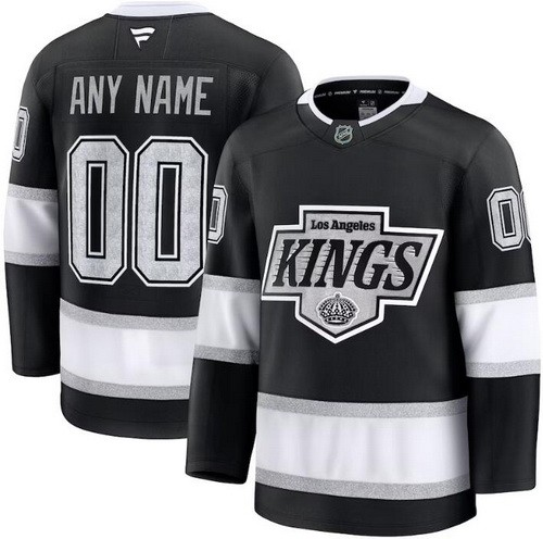 Women's Los Angeles Kings Customized Black Fanatics Authentic Jersey