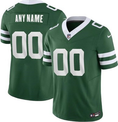 Women's New York Jets Customized Limited Green 2024 FUSE Vapor Jersey