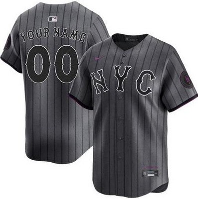 Women's New York Mets Customized Cream 2024 City Connect Limtied Jersey
