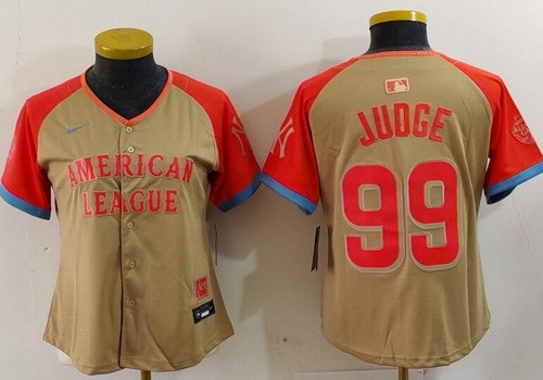 Women's New York Yankees #99 Aaron Judge Gray 2024 All Star Limited Jersey