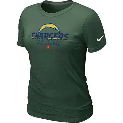 Women's San Diego Chargers Printed T Shirt 12208