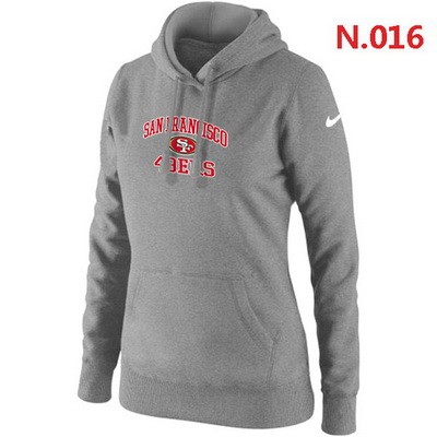 Women's San Francisco 49ers Printed Hoodie 2816