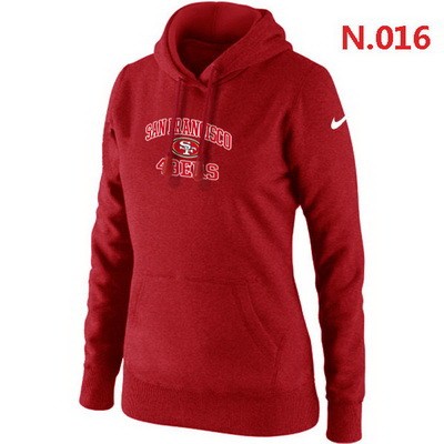 Women's San Francisco 49ers Printed Hoodie 2822