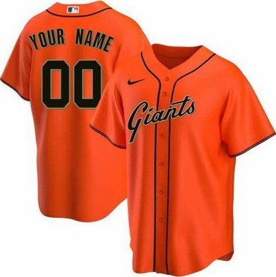 Women's San Francisco Giants Customized Orange Cool Base Jersey