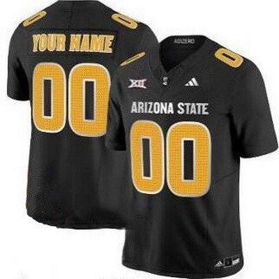 Youth Arizona State Sun Devils Custom Limited Black FUSE College Football Jersey