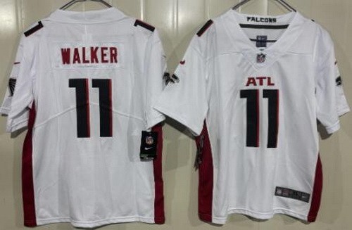 Youth Atlanta Falcons #11 Jalon Walker White Vapor Jersey