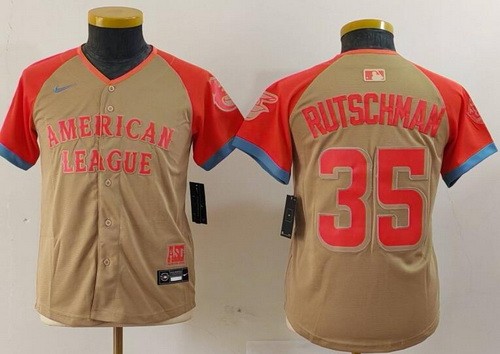 Youth Baltimore Orioles #35 Adley Rutschman Gray 2024 All Star Limited Jersey