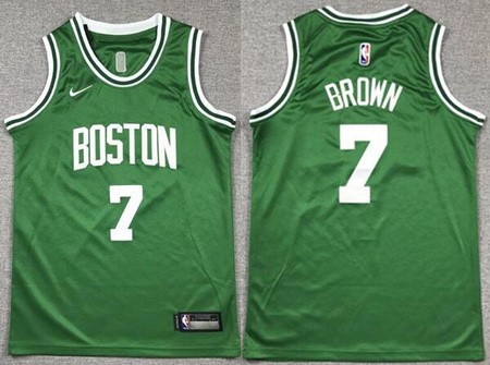 Youth Boston Celtics #7 Jaylen Brown Green Swingman Jersey