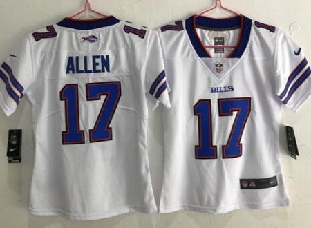 Youth Buffalo Bills #17 Josh Allen Limited White Vapor Jersey