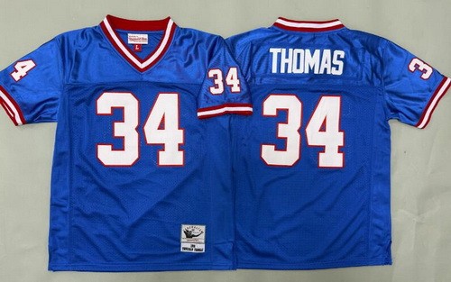 Youth Buffalo Bills #34 Thurman Thomas Blue Throwback Jersey