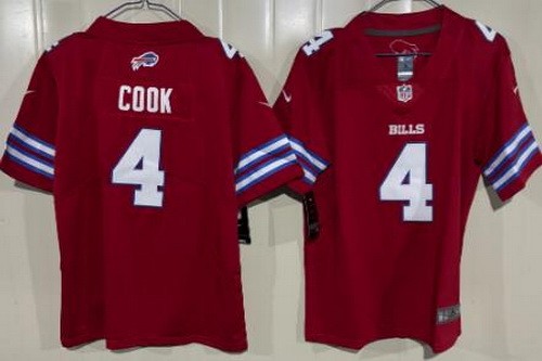 Youth Buffalo Bills #4 James Cook Limited Red Vapor Jersey