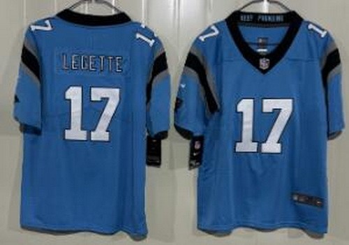 Youth Carolina Panthers #17 Xavier Legette Limited Blue Vapor Jersey