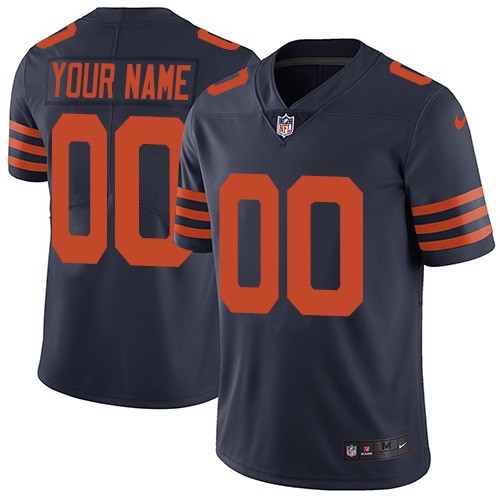 Youth Chicago Bears Customized Limited Navy Orange Vapor Untouchable Jersey