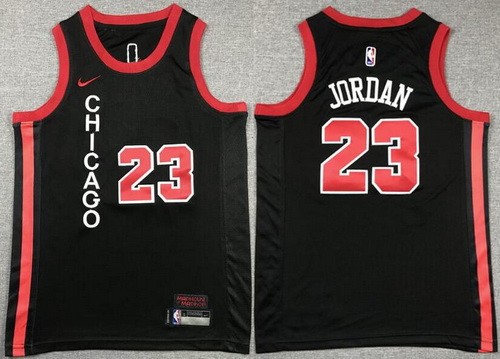 Youth Chicago Bulls #23 Michael Jordan Black 2023 City Icon Swingman Jersey