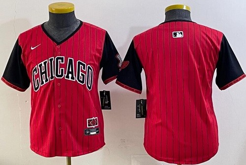 Youth Chicago White Sox Blank Red 2025 City Connect Limited Jersey