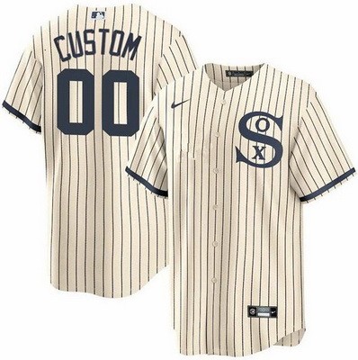 Youth Chicago White Sox Customized Cream 2021 Field of Dreams Cool Base Jersey
