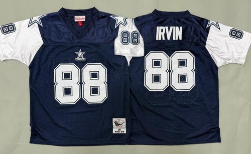Youth Dallas Cowboys #88 Michael Irvin Navy Alternate Throwback Jersey