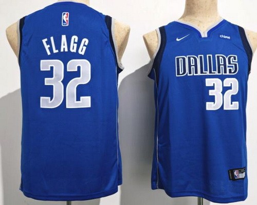Youth Dallas Mavericks #32 Cooper Flagg Blue Sponsor Swingman Jersey