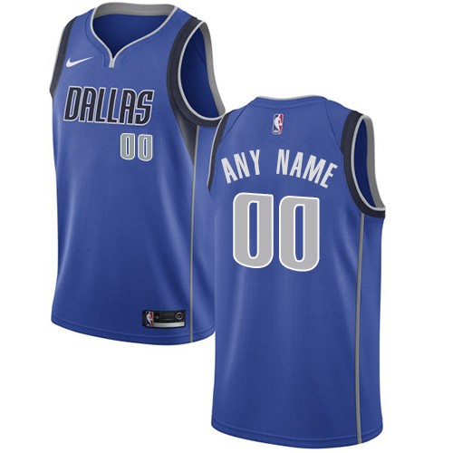 Youth Dallas Mavericks Customized Blue Icon Swingman Nike Jersey