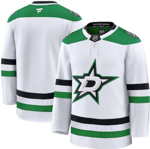 Youth Dallas Stars Customized White Fanatics Authentic Jersey