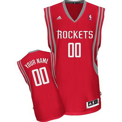 Youth Houston Rockets Customized Red Swingman Adidas Jersey