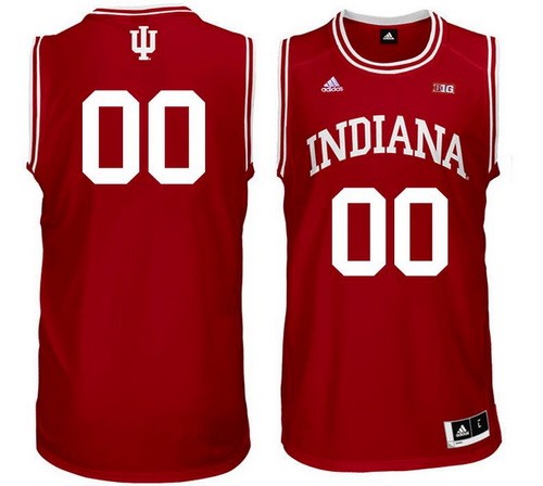Youth Indiana Hoosiers Customized Red College Basketball Jersey