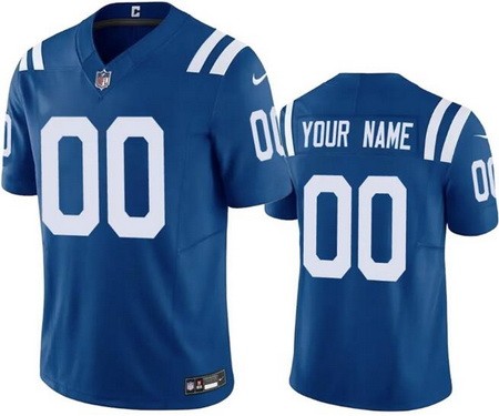 Youth Indianapolis Colts Customized Limited Blue FUSE Vapor Jersey