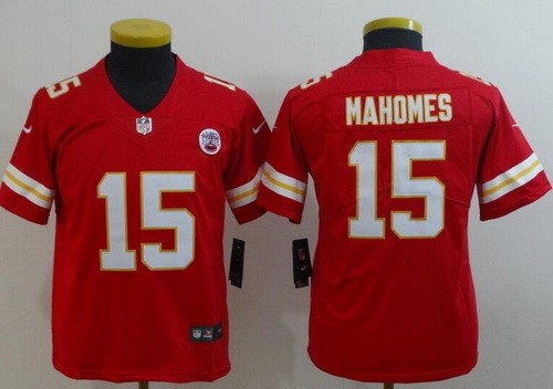 Youth Kansas City Chiefs #15 Patrick Mahomes II Limited Red Vapor Untouchable Jersey