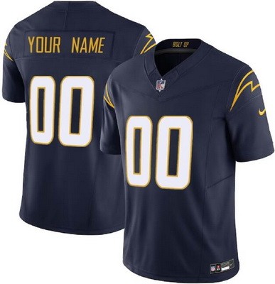 Youth Los Angeles Chargers Customized Limited Navy FUSE Vapor Jersey