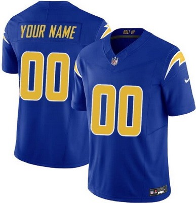 Youth Los Angeles Chargers Customized Limited Royal FUSE Vapor Jersey