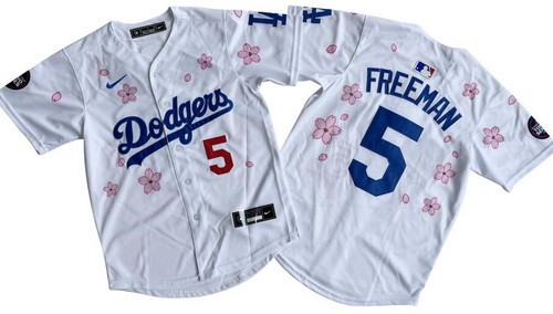 Youth Los Angeles Dodgers #5 Freddie Freeman 2025 Tokyo Series Limited Jersey