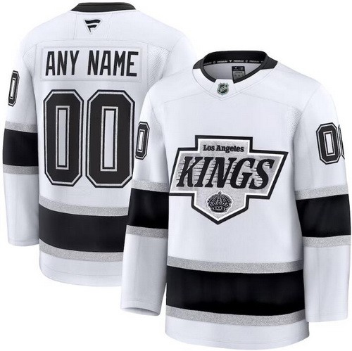 Youth Los Angeles Kings Customized White Fanatics Authentic Jersey