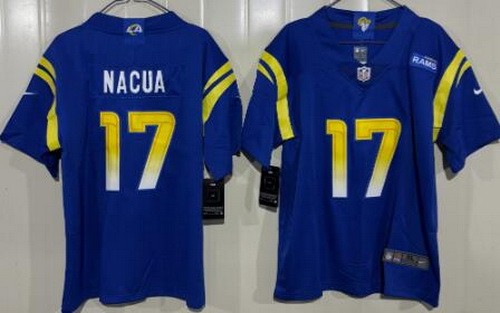 Youth Los Angeles Rams #17 Davante Adams Limited Royal Vapor Jersey