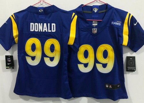 Youth Los Angeles Rams #99 Aaron Donald Limited Royal Vapor Jersey