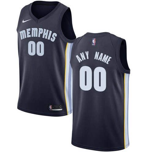 Youth Memphis Grizzlies Customized Navy Icon Swingman Nike Jersey