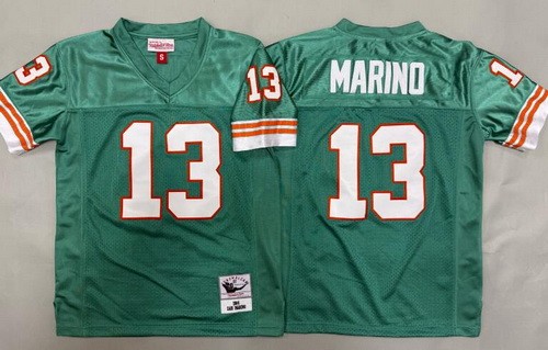 Youth Miami Dolphins #13 Dan Marino Green Throwback Jersey