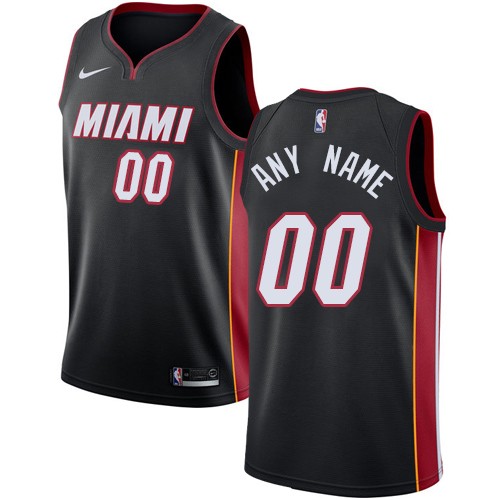 Youth Miami Heat Customized Black Icon Swingman Nike Jersey