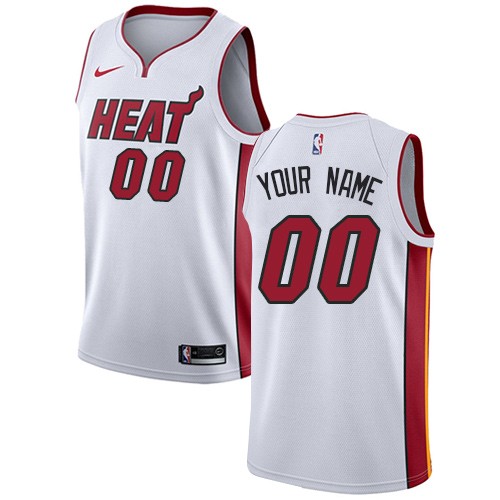 Youth Miami Heat Customized White Icon Swingman Nike Jersey