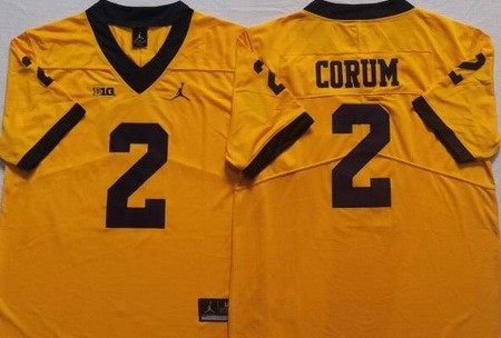 Youth Michigan Wolverines #2 Blake Corum Orange College Football Jersey