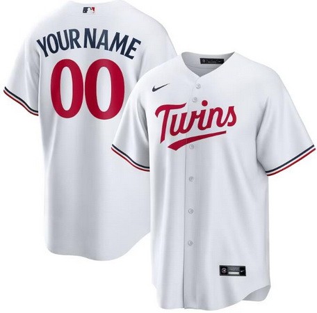 Youth Minnesota Twins Customized White 2023 Cool Base Jersey