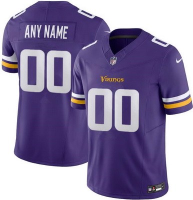 Youth Minnesota Vikings Customized Limited Purple FUSE Vapor Jersey