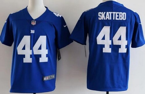 Youth New York Giants #44 Cam Skattebo Limited Blue Vapor Jersey
