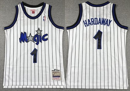 Youth Orlando Magic #1 Penny Hardaway White 1994 Throwback Swingman Jersey