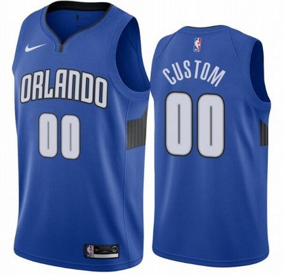 Youth Orlando Magic Customized Blue Statement Stitched Swingman Jersey