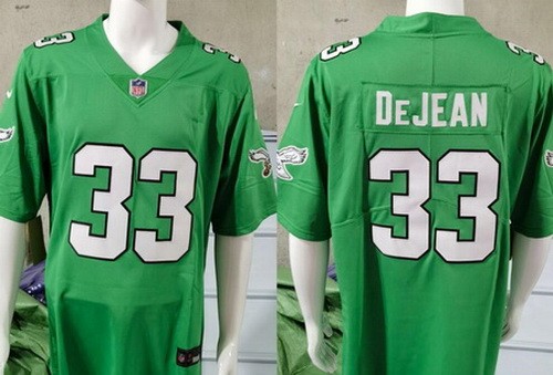 Youth Philadelphia Eagles #33 Cooper DeJean Limited Kelly Green Vapor Jersey