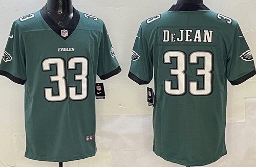 Youth Philadelphia Eagles #33 Cooper DeJean Limited Midnight Green Vapor Jersey