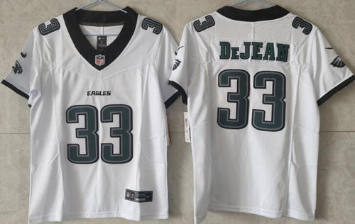 Youth Philadelphia Eagles #33 Cooper DeJean Limited White FUSE Vapor Jersey