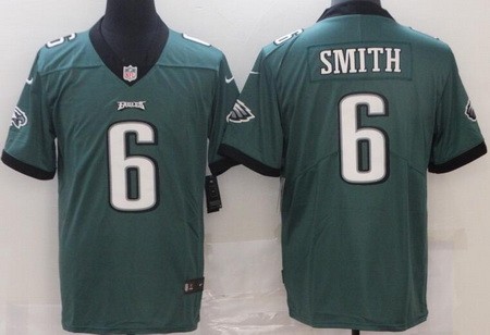 Youth Philadelphia Eagles #6 DeVonta Smith Limited Green Vapor Untouchable Jersey