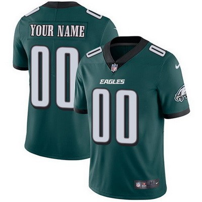Youth Philadelphia Eagles Customized Limited Green 2024 New Logo Vapor Jersey